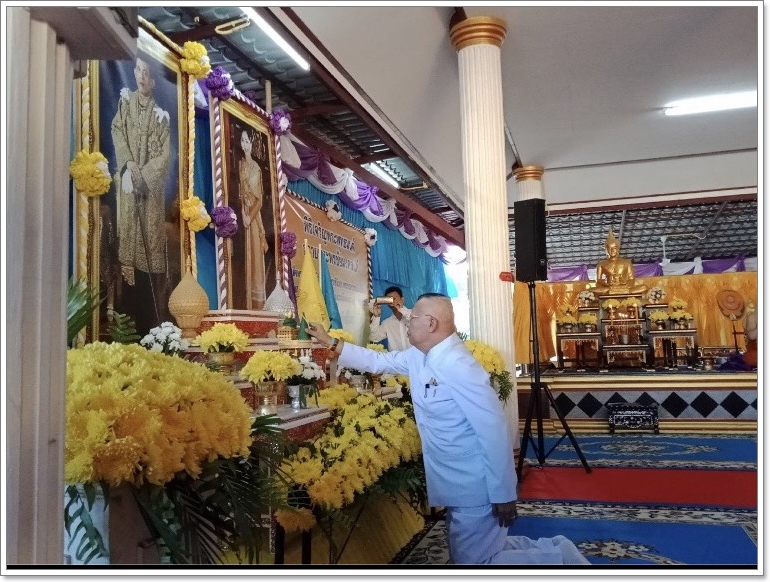 ﻿สำนักงานบังคับคดีจังหวัดยโสธร เข้าร่วมพิธีเจริญพระพุทธมนต์ถวายพระพรชัยมงคล